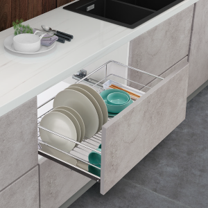 cesto vajilla platos ollas accesorios cocina